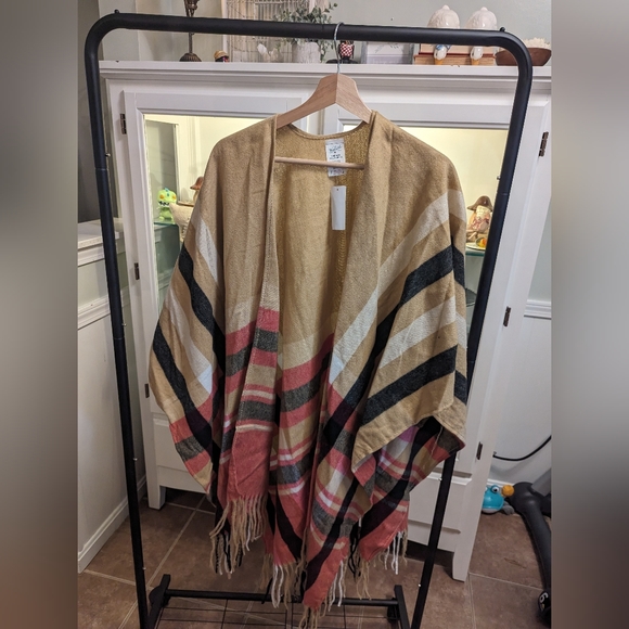 Woolrich cozy blanket shawl cover up OS - Picture 1 of 6